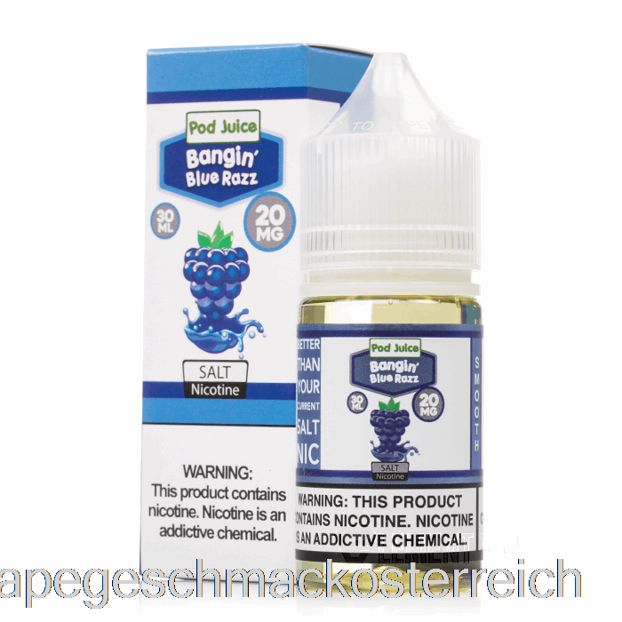 Bangin Blue Razz – Schotensaft – 30 Ml, 35 Mg Vape-Geschmack